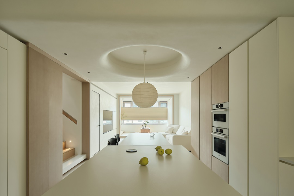 奶油色系温馨跃层家居设计丨中国汕头丨杜弗设计-63