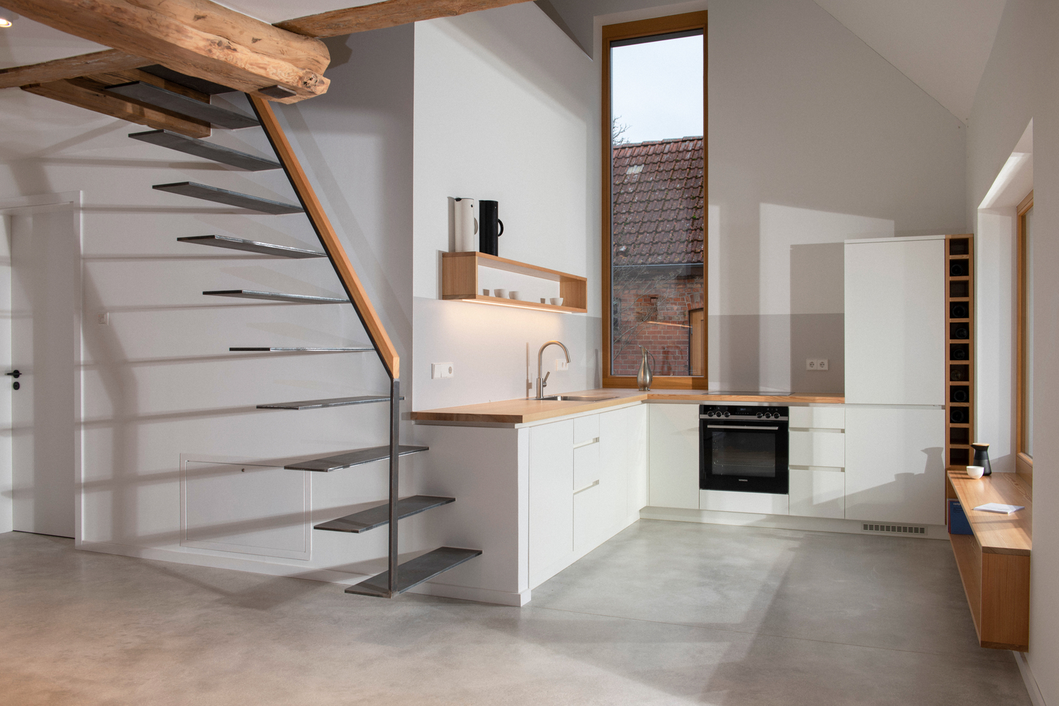 德国乡村百年老宅的现代复兴丨Hoff Architects,Sierra Boaz Cobb-12