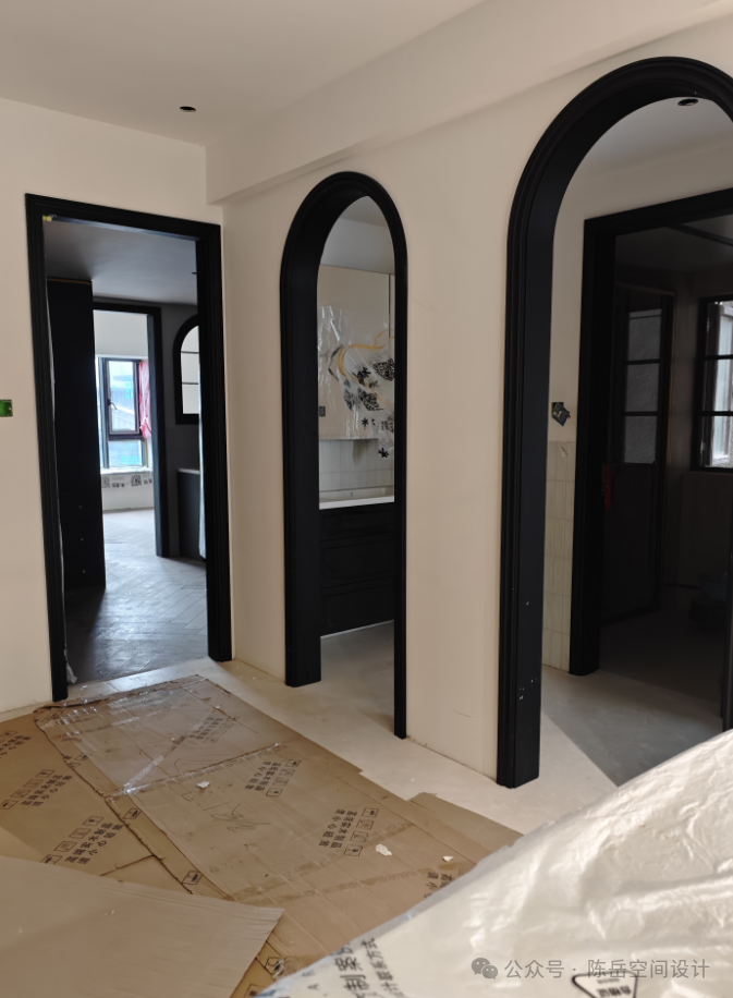 项目实拍 | 中州锦城湖岸中古风安装阶段把控-12