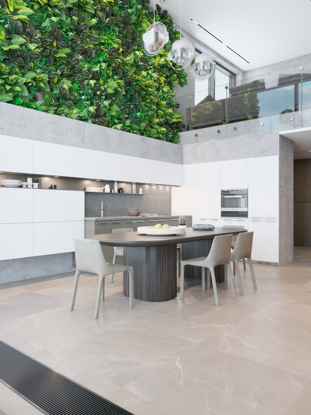 简洁的混凝土内部-1