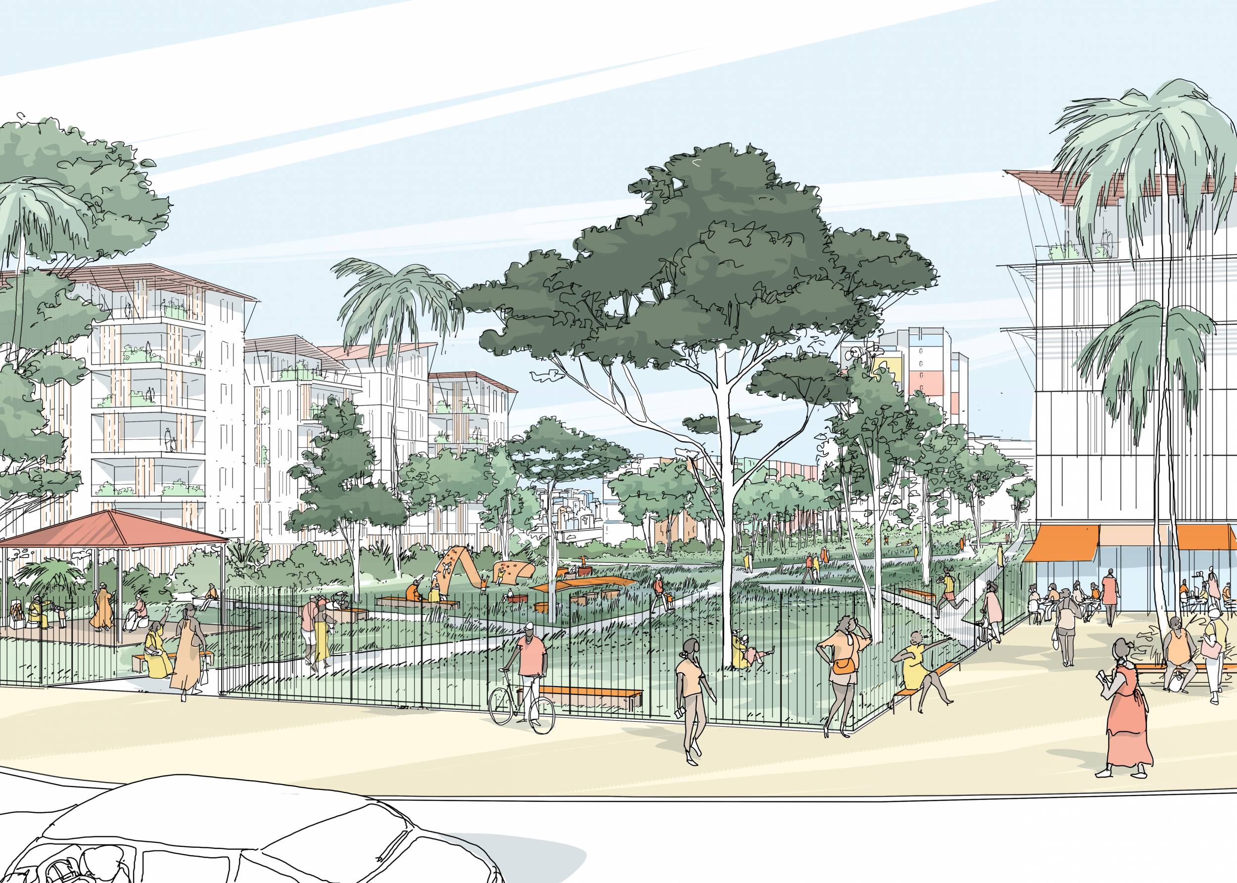 Urban regeneration NPNRU Cap Excellence, Guadeloupe — Ateliers 2/3/4/-35