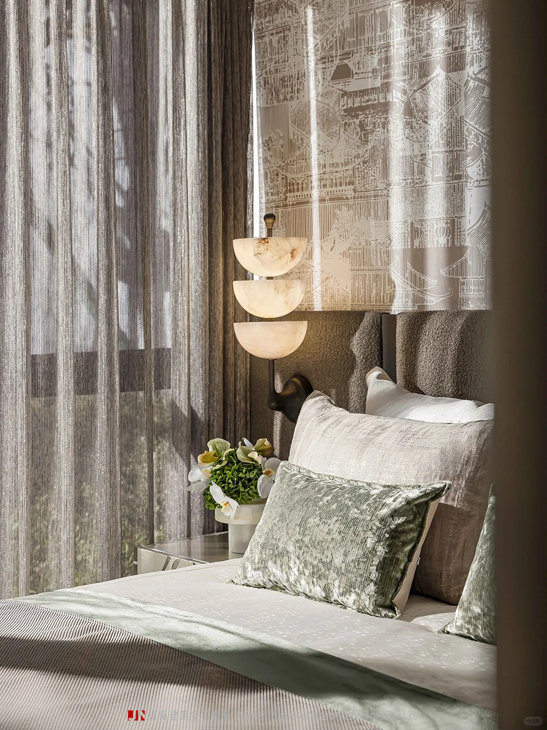 花叙窗语,慢踱时光间 · 样板房软装美学摄影丨紫香舸设计-9