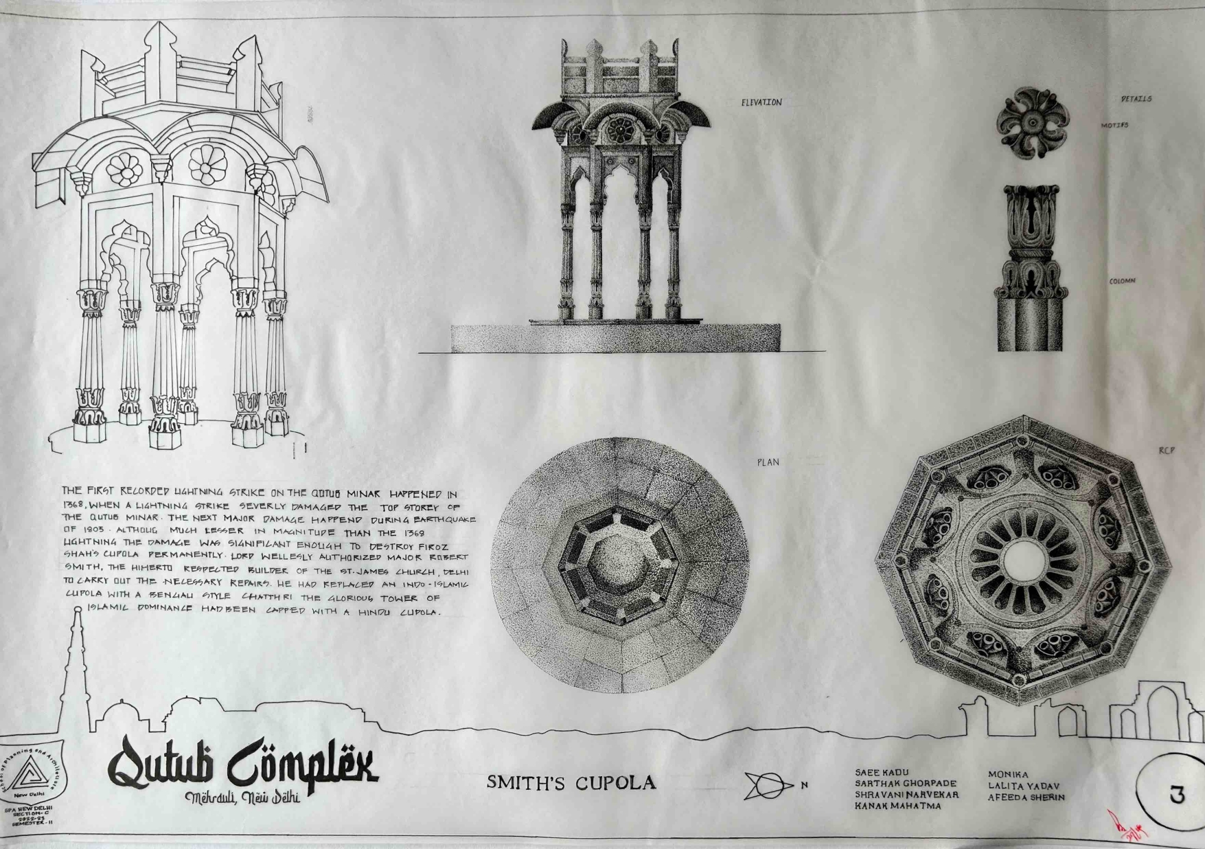 Measured Drawing & Documentation | Qutub Complex, Delhi-3