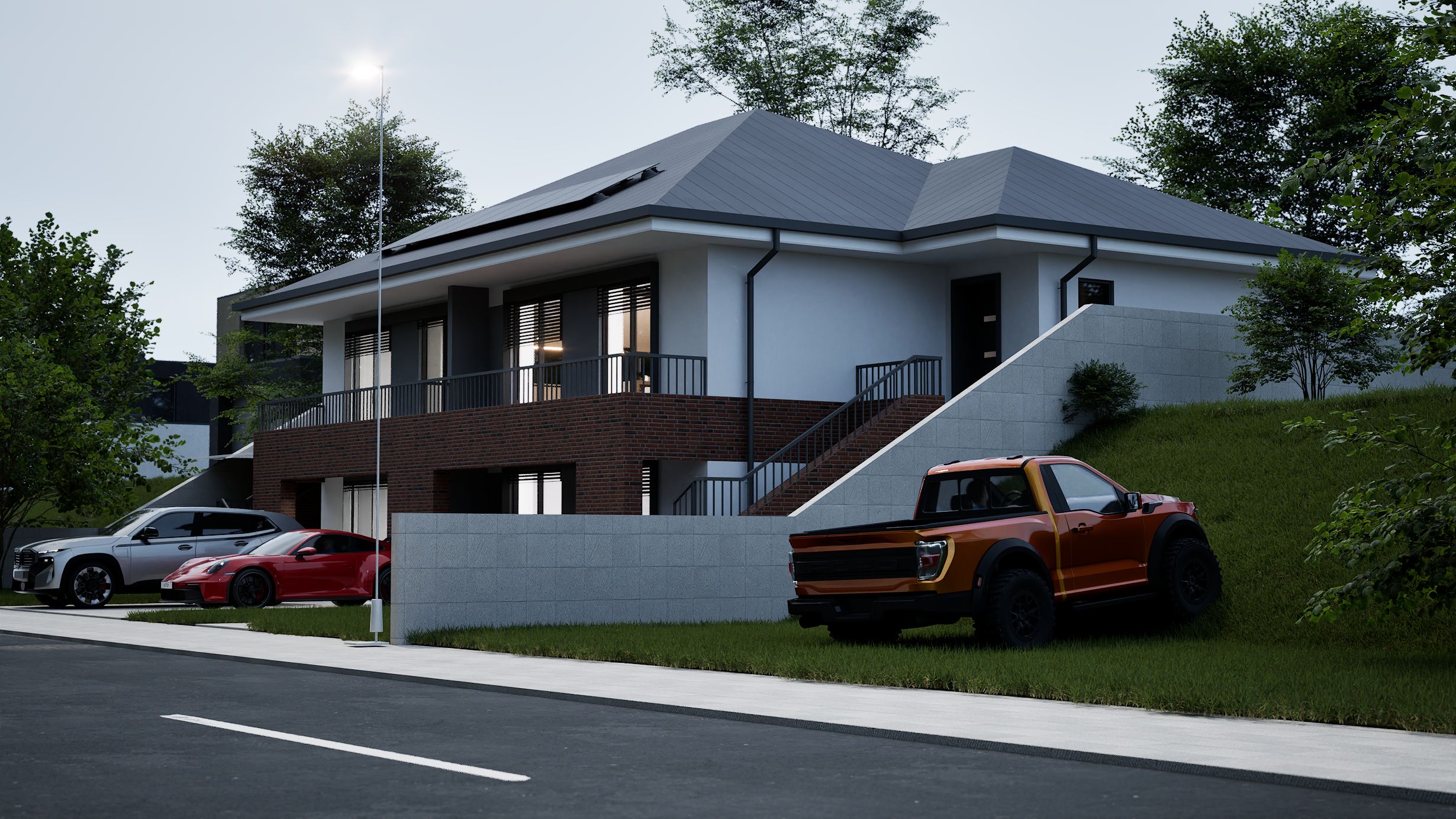 Red, gray and orange-2