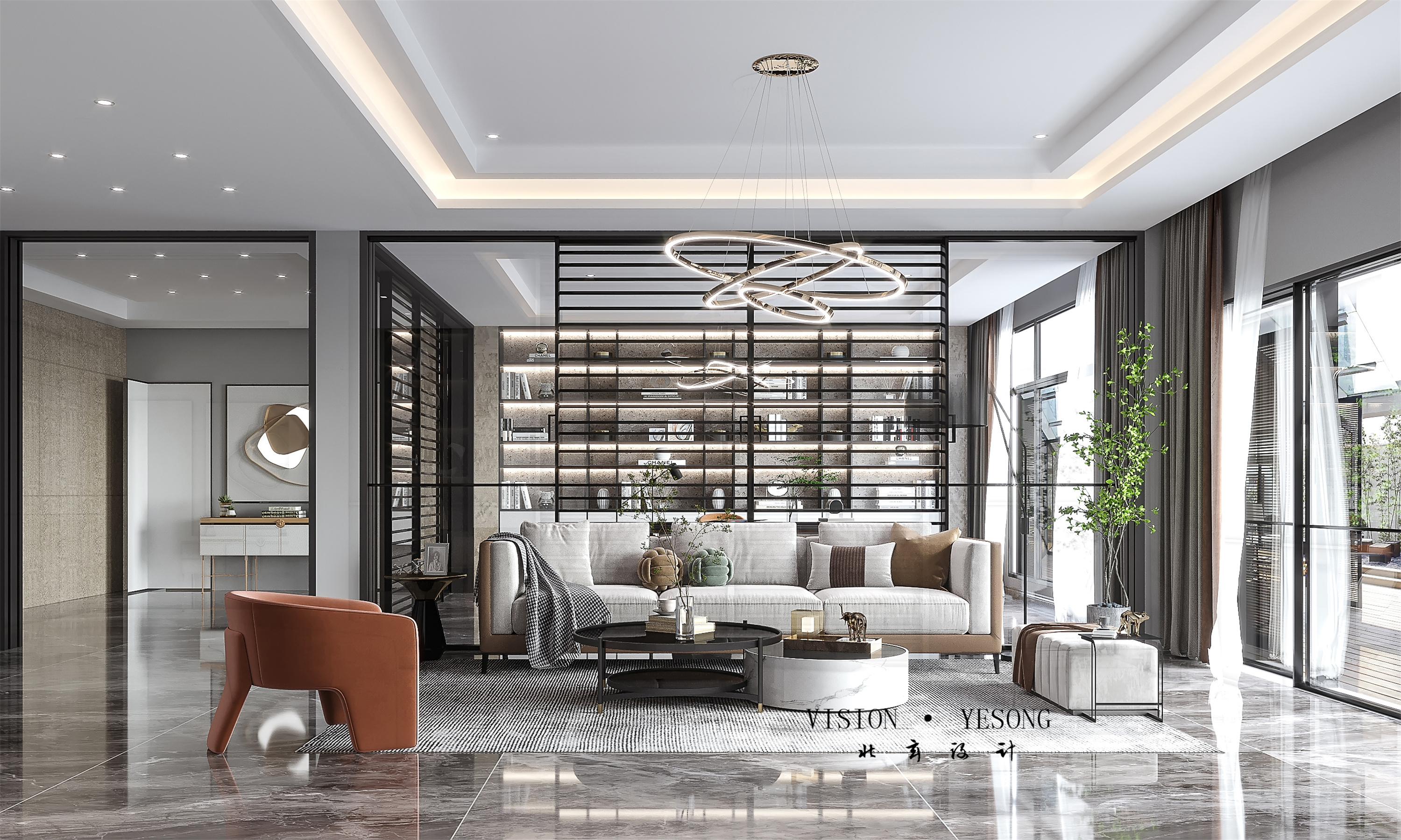 合肥别墅设计丨中国合肥丨北玄设计表现-37