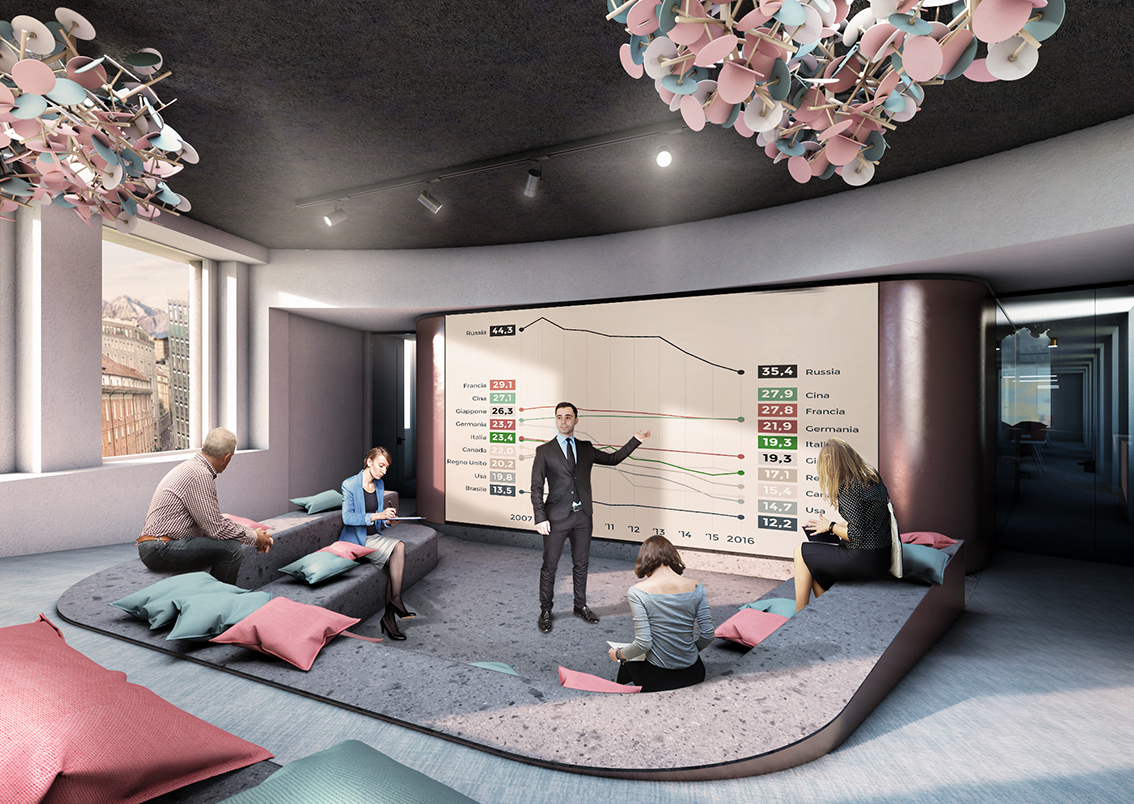 米兰 Modourbano 办公室设计 | 灵活多元的办公空间-9