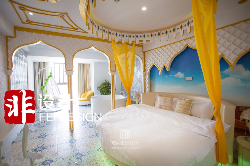 情侣酒店设计实景图-3