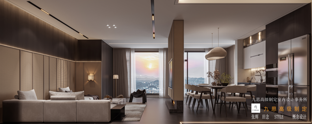 乐湾山语湖 · 现代轻奢风格复式住宅设计丨九思设计工作室-22