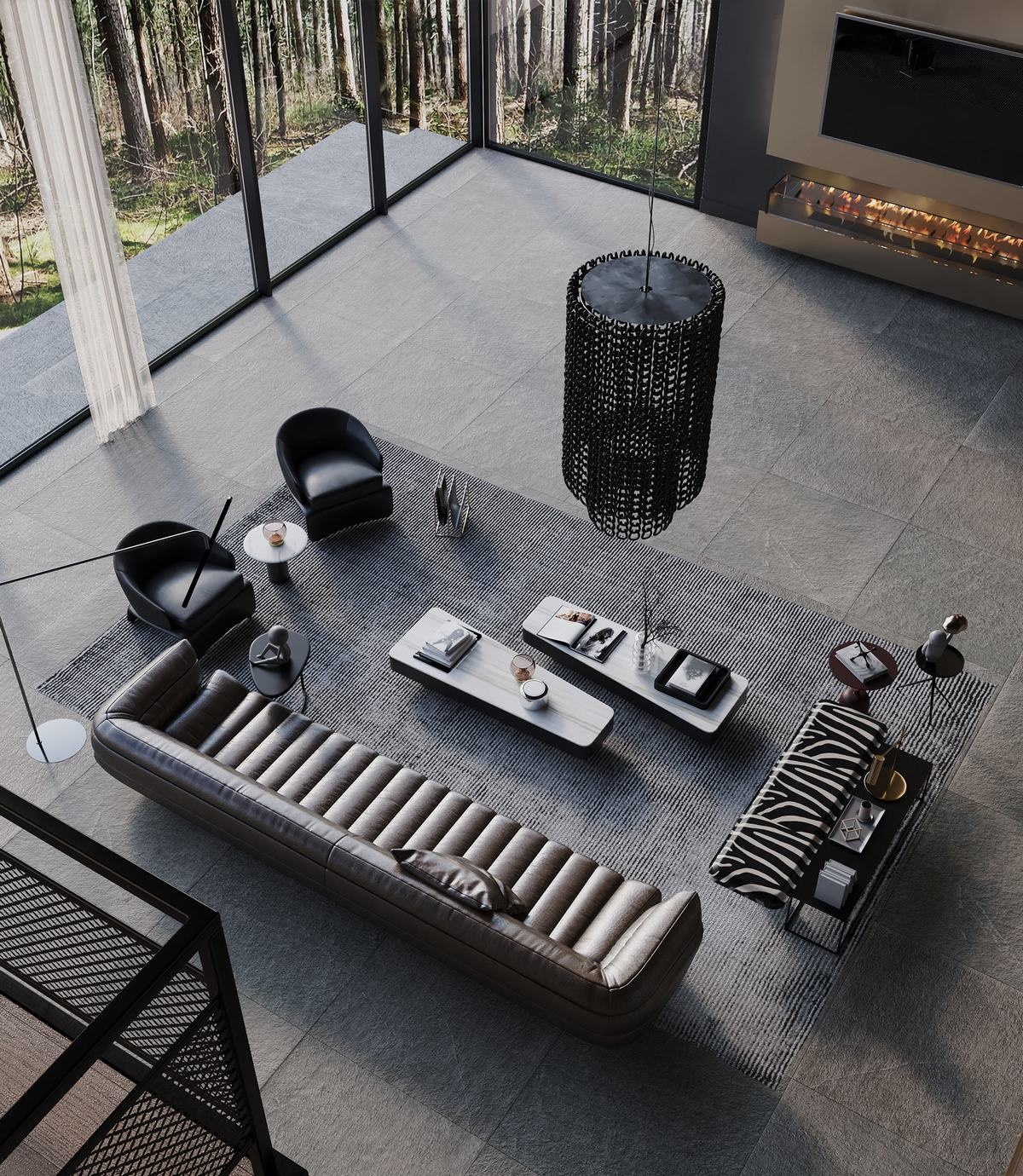 森林中的工业风度假别墅丨澳大利亚丨澳大利亚著名设计师 Sarah Habib-7