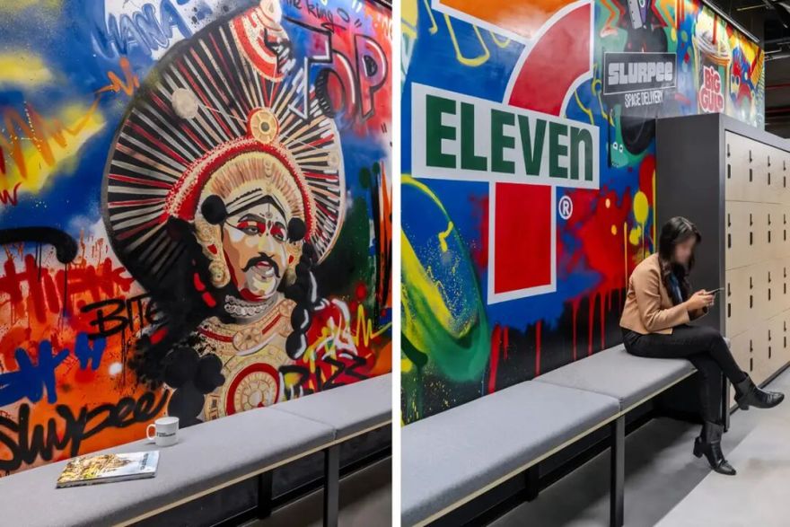 7 Eleven班加罗尔办公室丨印度班加罗尔丨Kishore Mano等六人组成的Zyeta设计团队-27