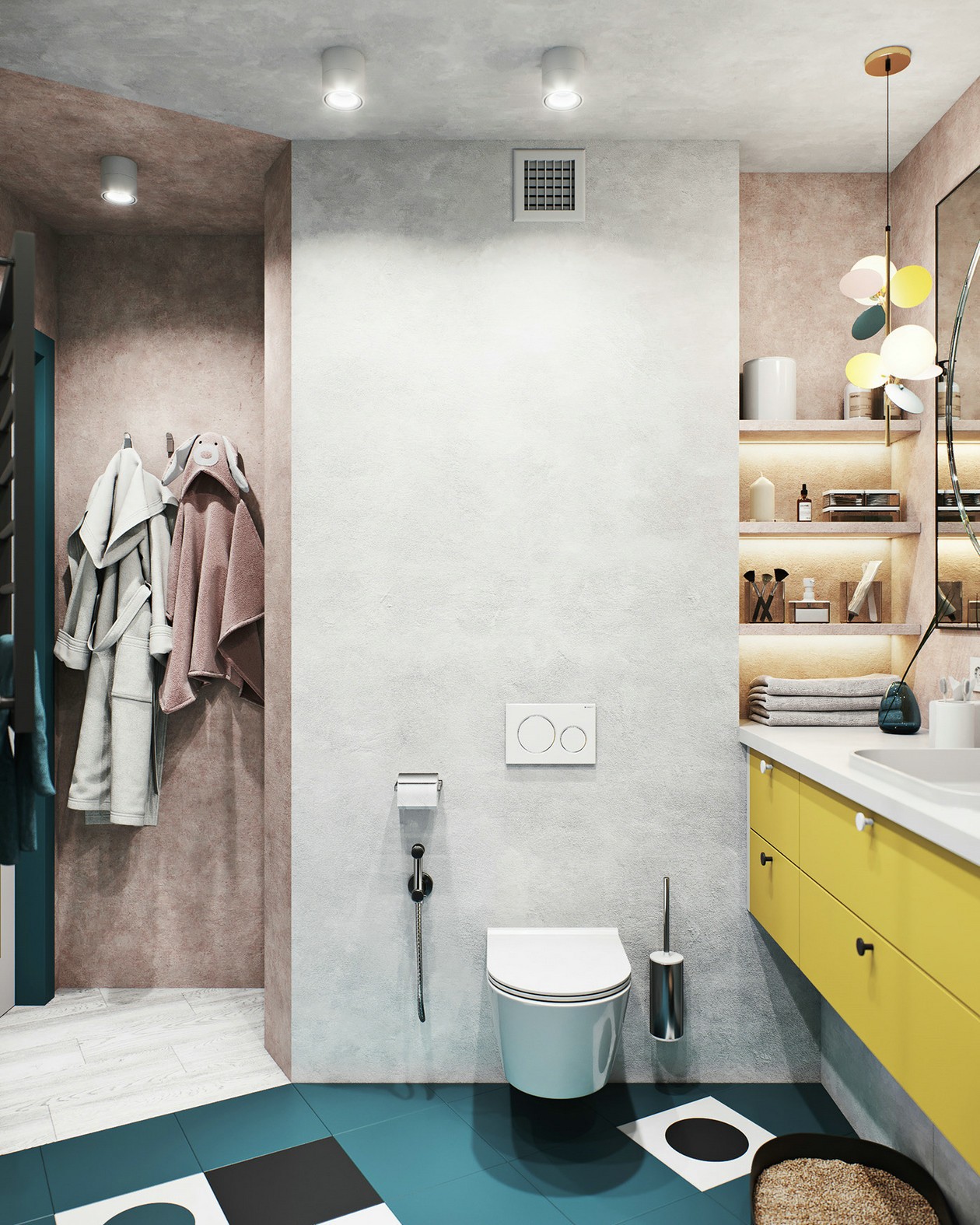 65平 多彩小空间设计！-16