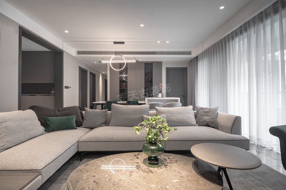 北大资源蘭庭序 · 现代简约风格大平层设计-2