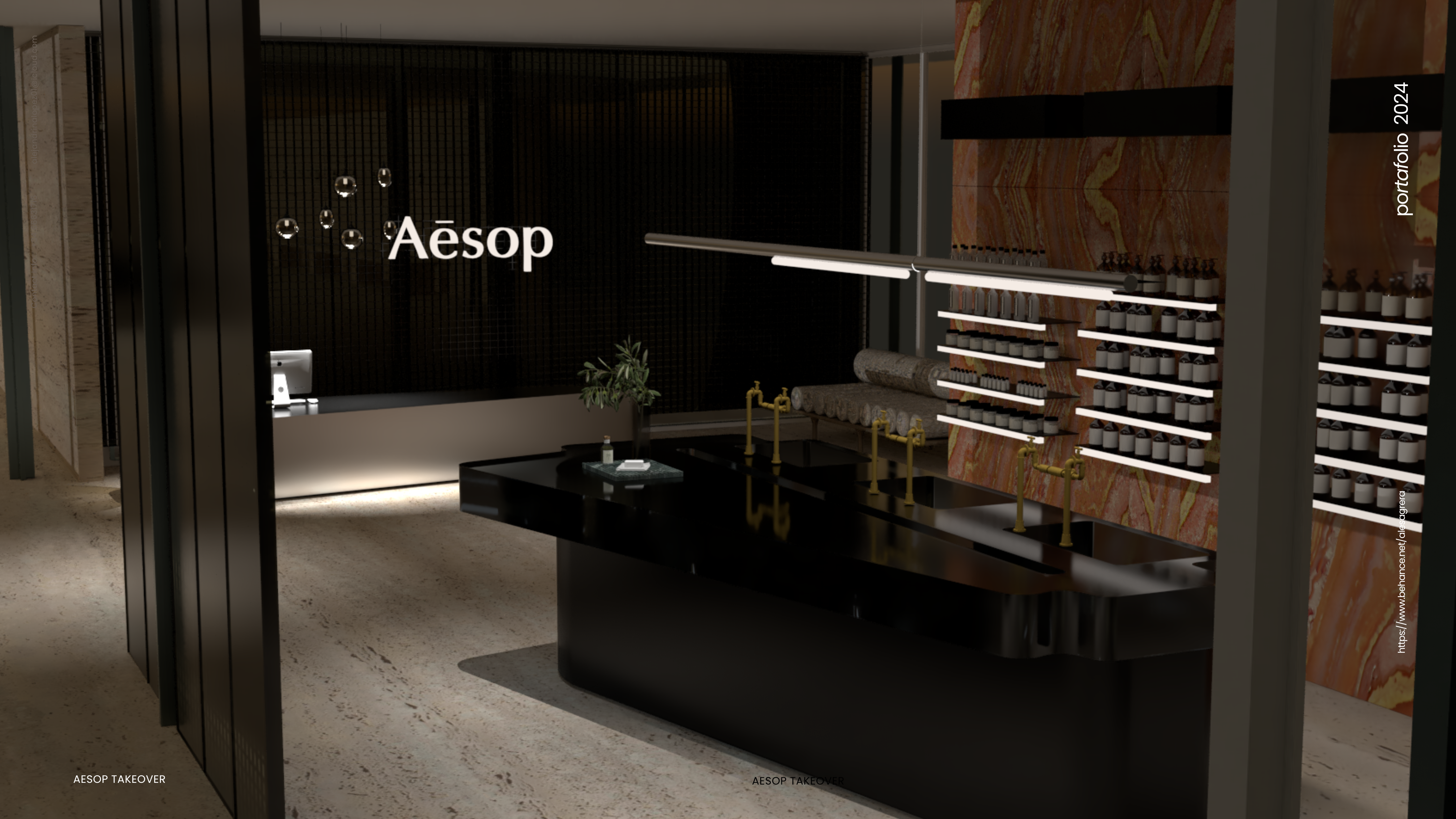 Aēsop Takeover in Mies van der rohe-0