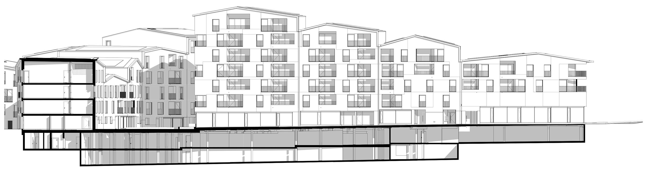 瑞士艾格勒旧城中心改造暨城市综合街区 / 瑞盟设计-45