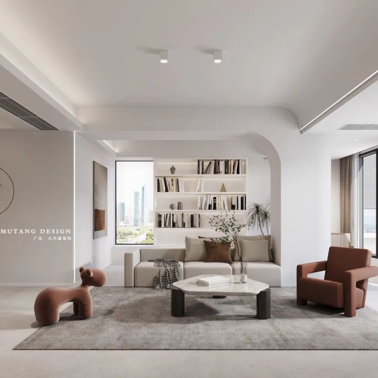 广东潮州海逸一号现代极简风格空间设计丨中国潮州丨潮州市九木堂装饰设计有限公司-4