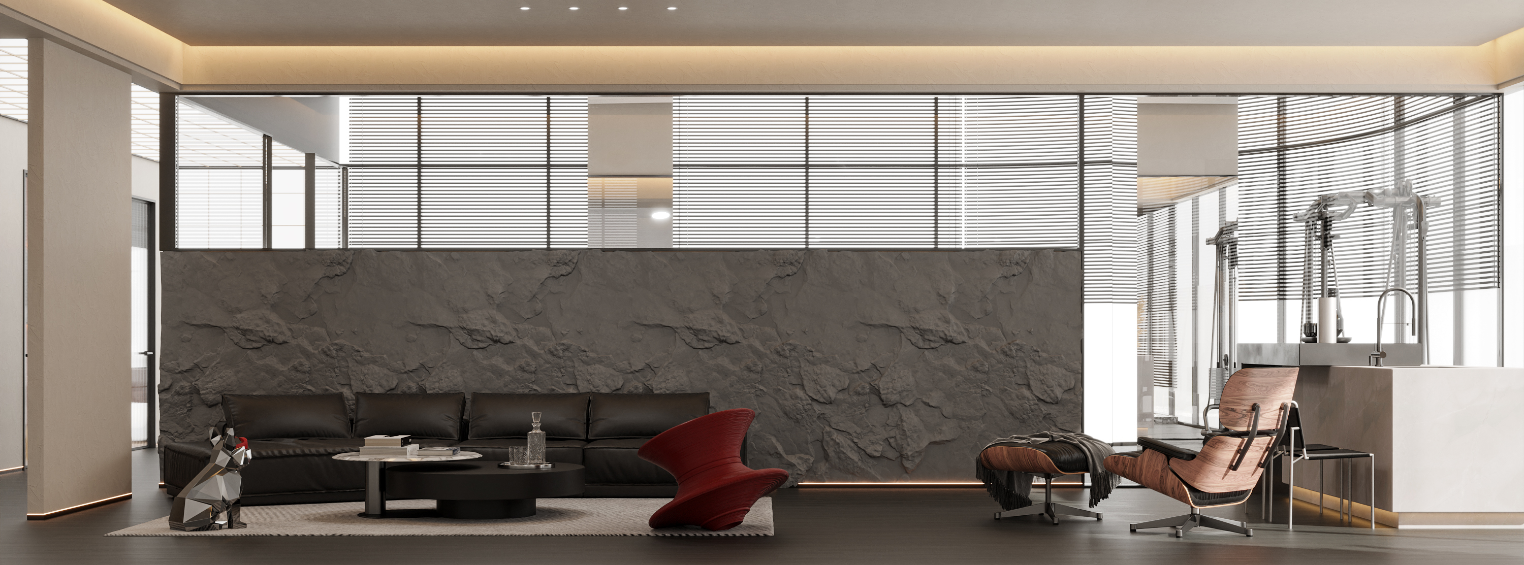 奶油风健身房-6