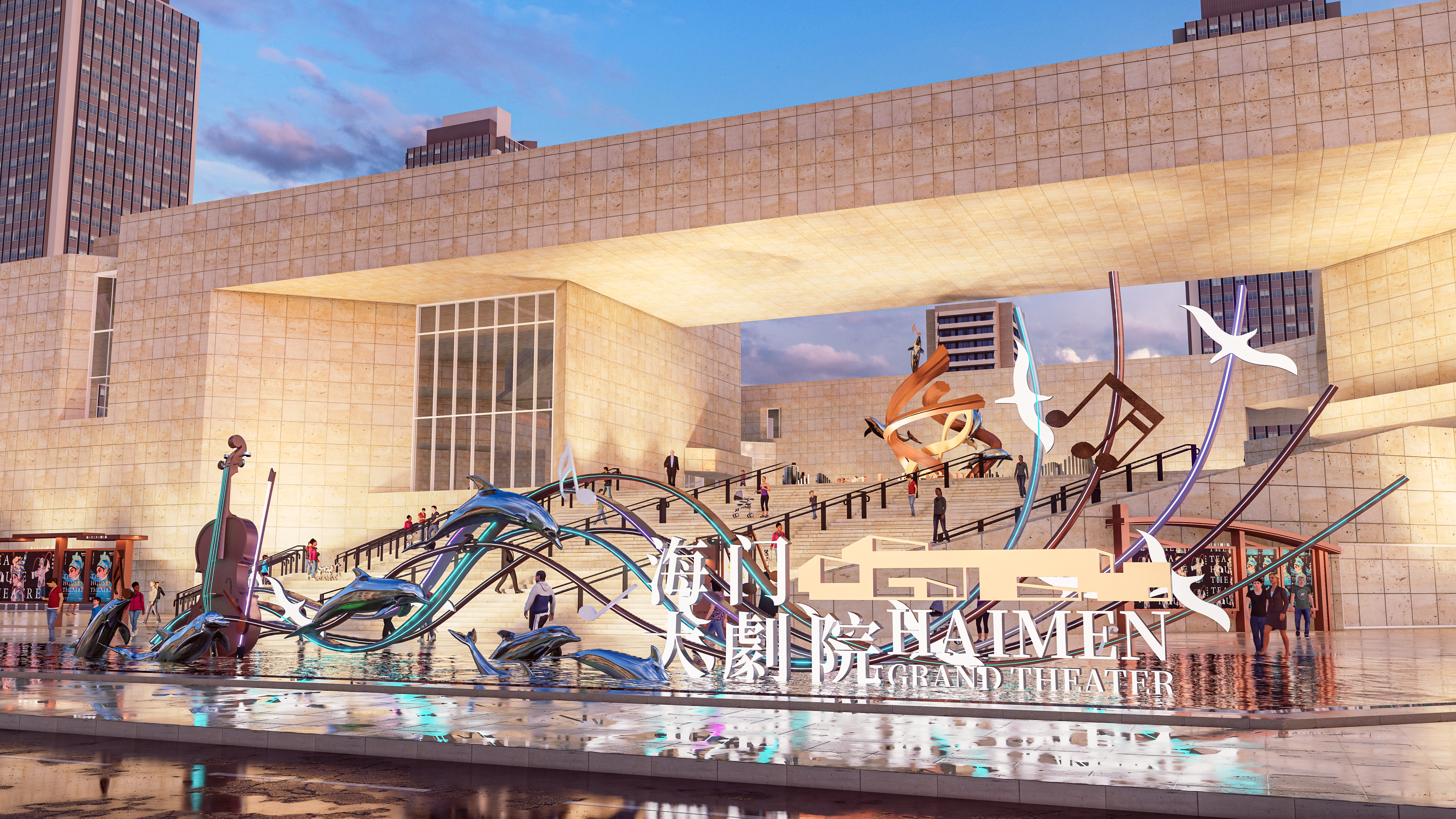 大剧院导视设计 文化雕塑博物馆导视设计-15