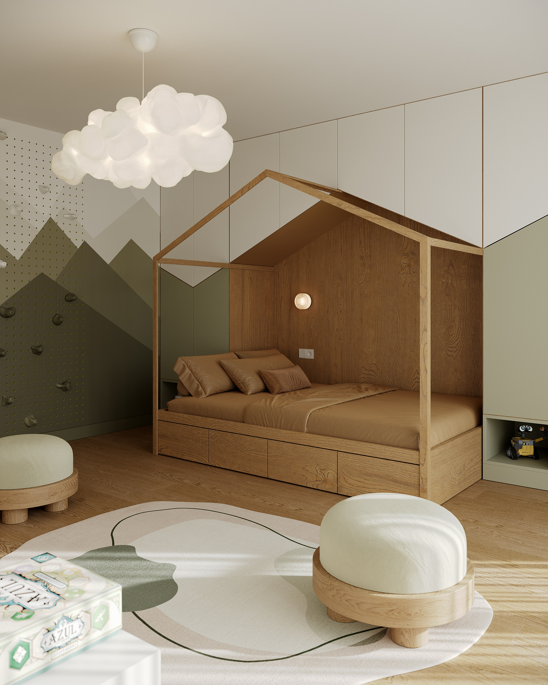 PRL时代典型波兰立方体房屋室内改造-31