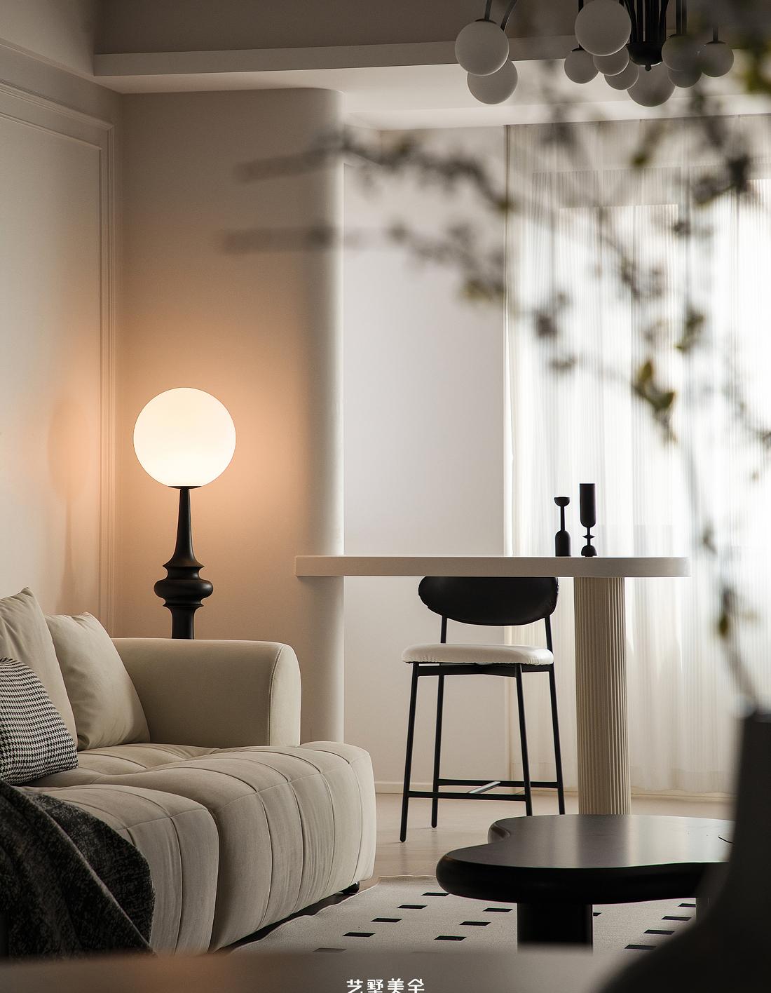 142㎡现代法式多功能客厅丨中国合肥丨艺墅美宅设计-23