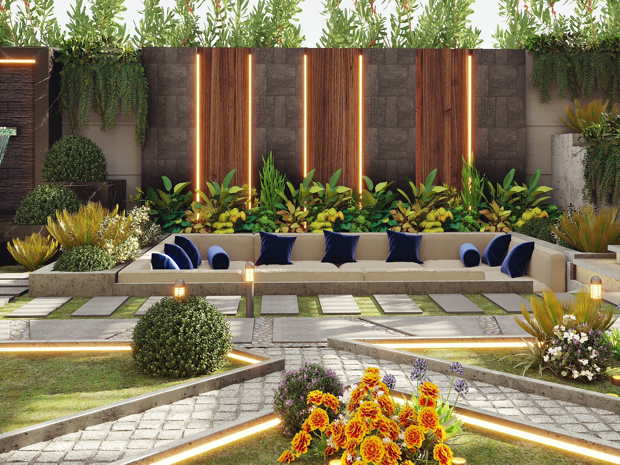 villa landscape &garden-3