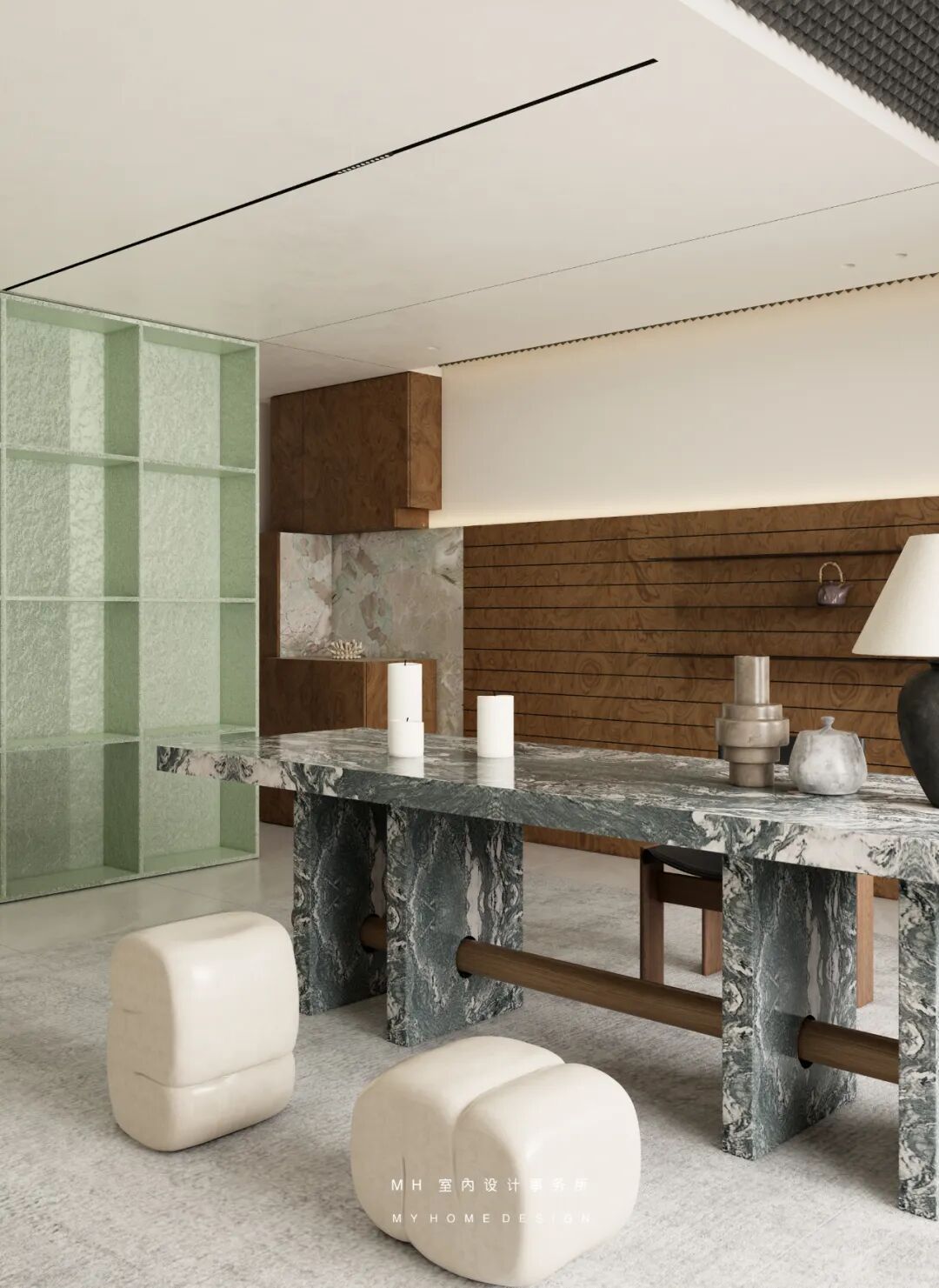 【首发】MH设计新作：自由·归属▏当代豪宅的极简艺术，让生活更有腔调-188