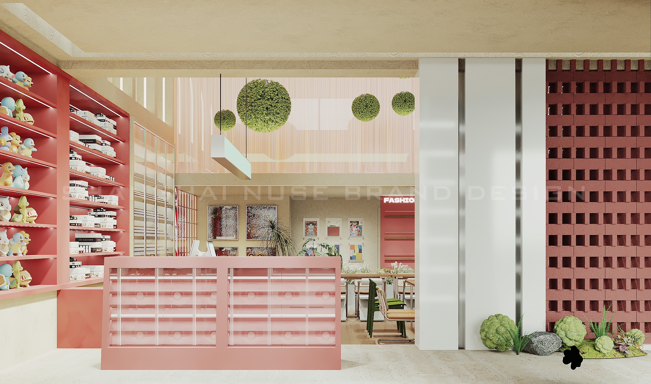 桌游店 IP 沉浸 + 复合社交空间设计丨中国上海丨木村空间设计公司-8