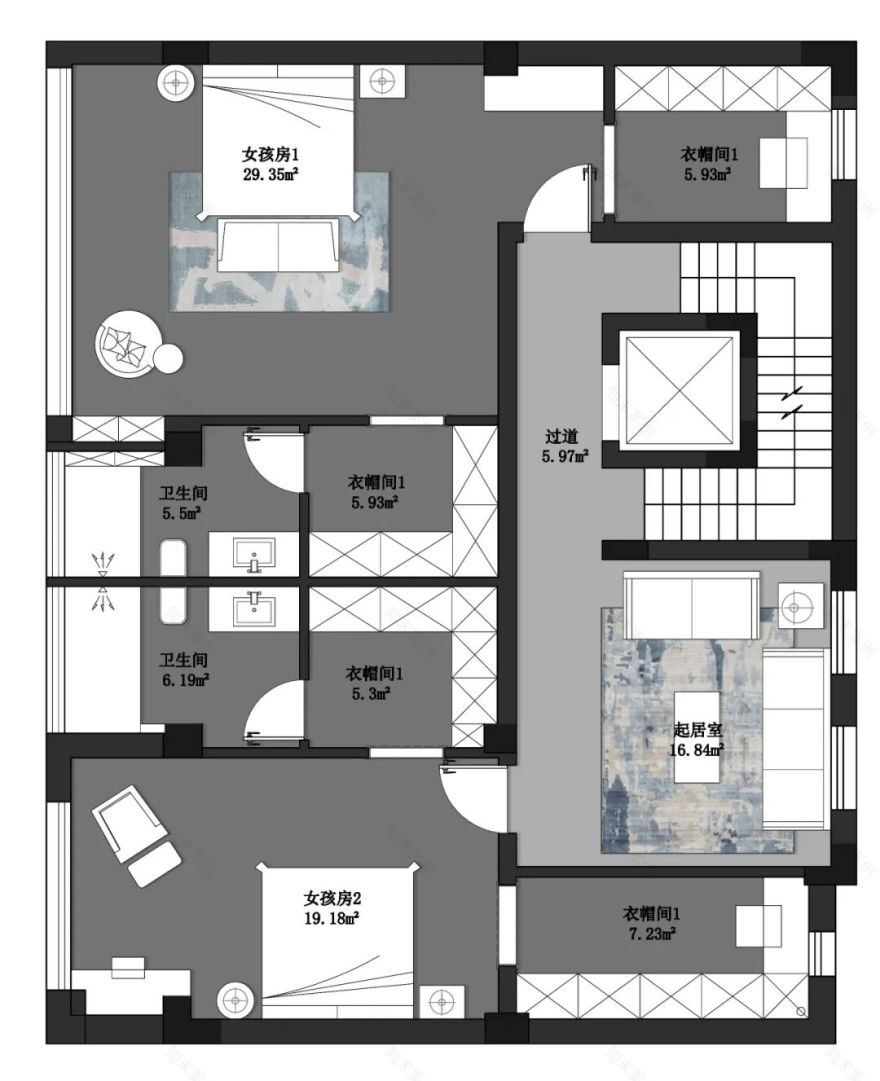 香龙湾|温和有序的家-55