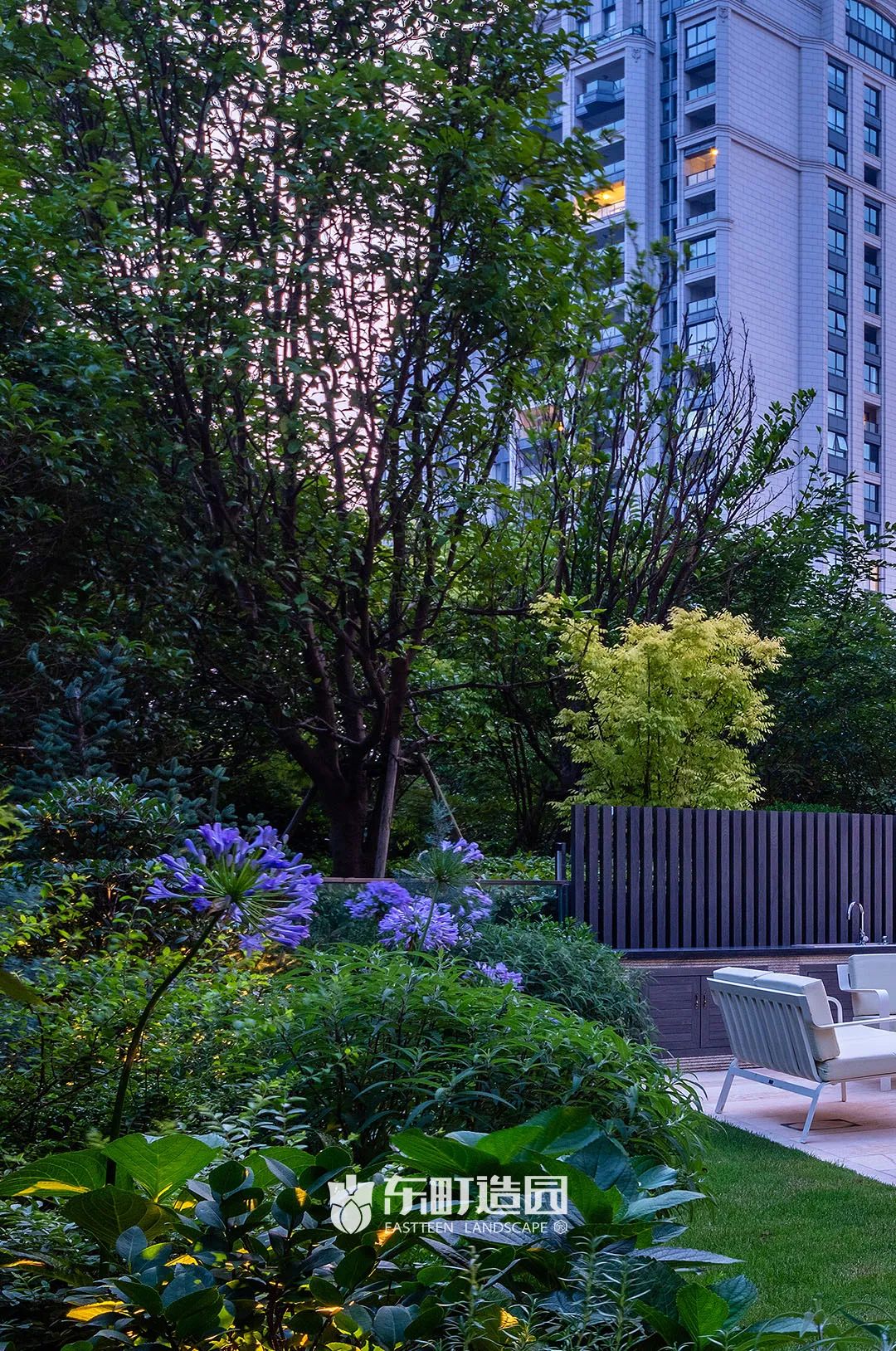 上海简约风花园设计案例-56