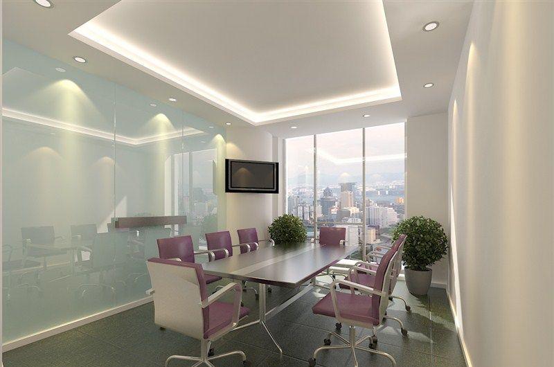 北京CBD现代简约办公空间设计-5