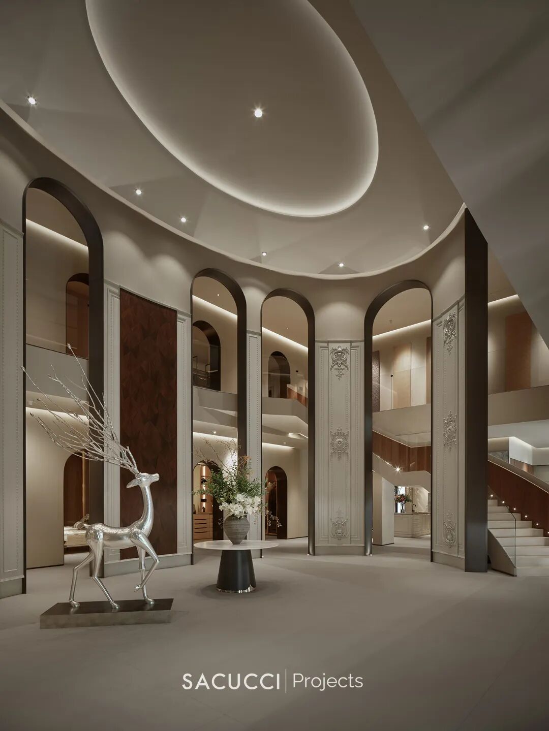 SACUCCI北京首席公馆木作展厅丨中国北京-38