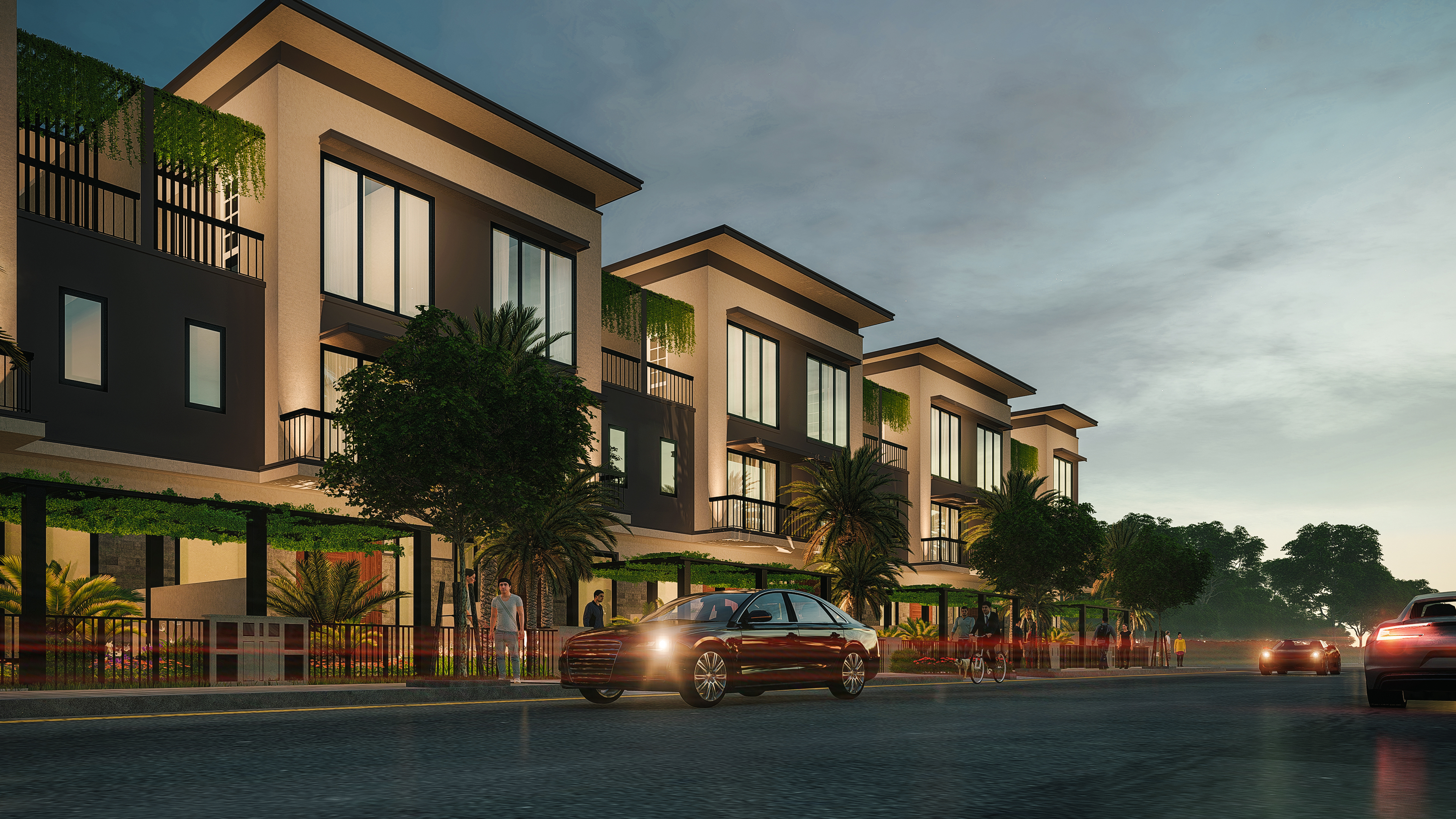 半独立式住宅·O1丨3D4E Studio-17