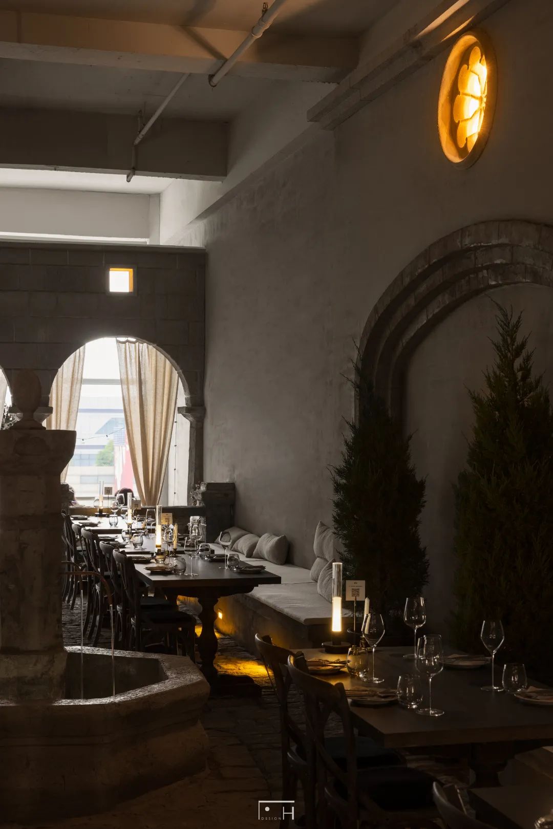 La lumière Restaurant · 罗马式浪漫餐厅设计丨中国杭州丨Zhong yuE.-25