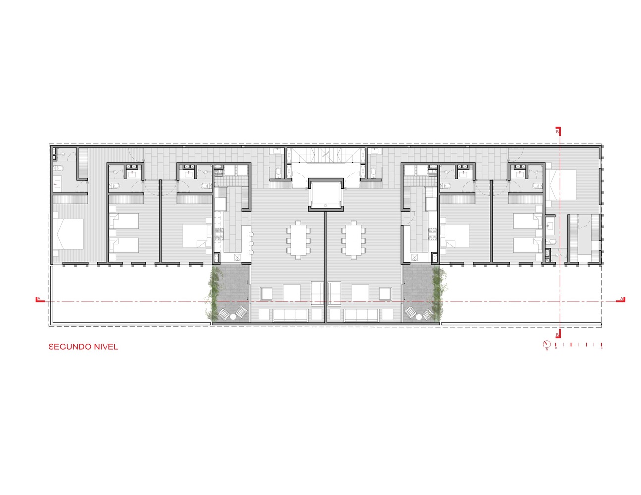 墨西哥城市中心绿意盎然的高级公寓楼-30