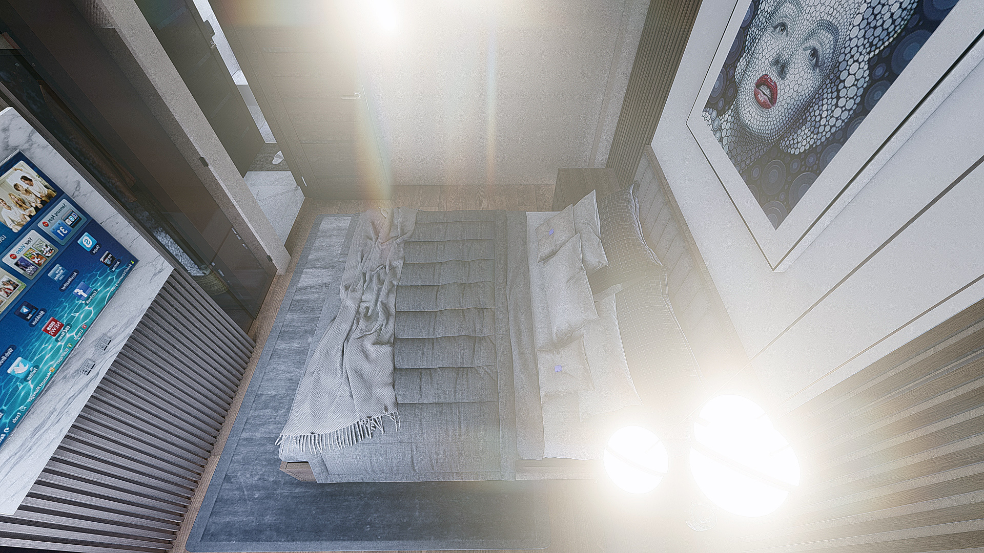 تصميم لوحده 90 متر اسكان اجتماعي بجمهورية مصر العربيه-16