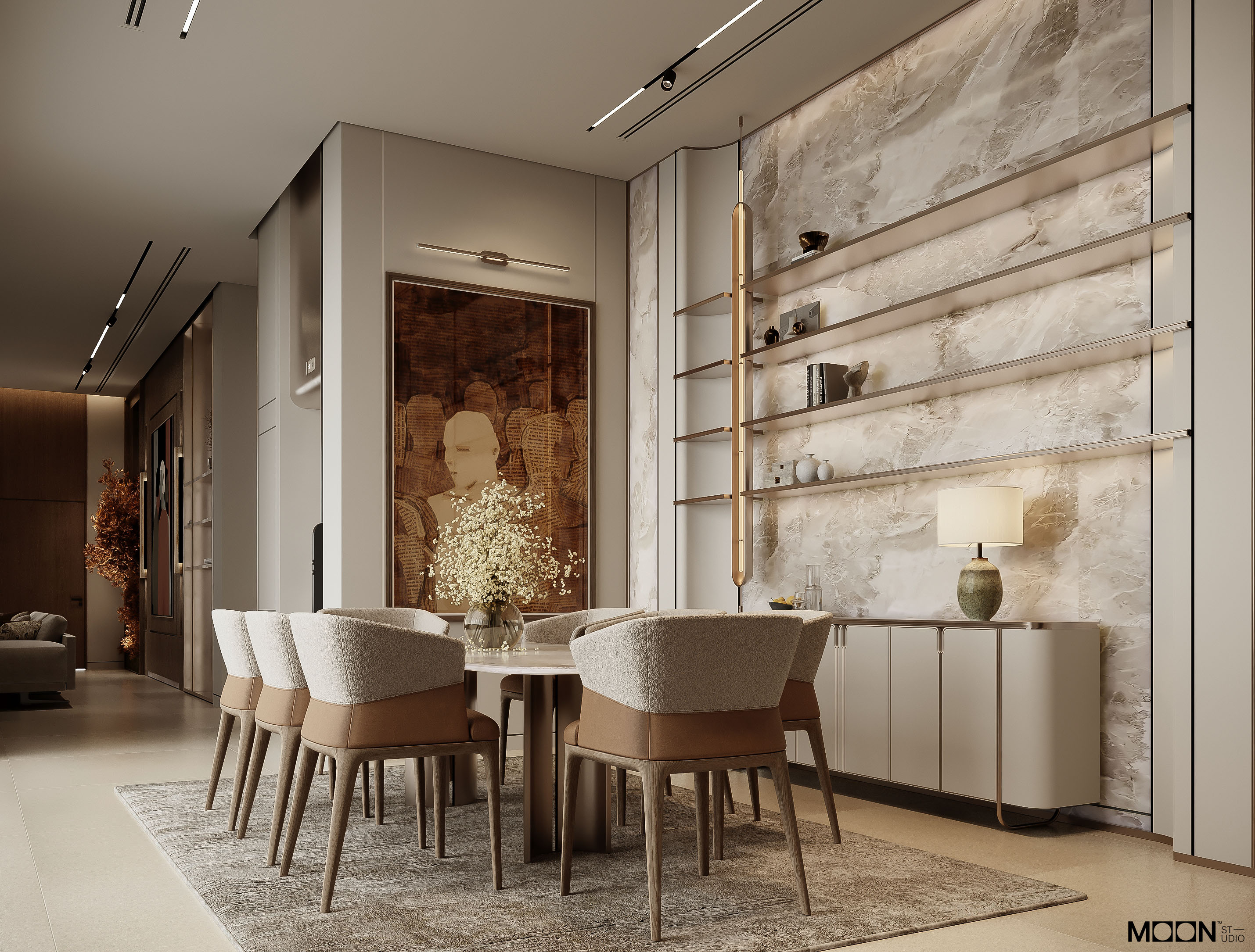 living room and dining design-6