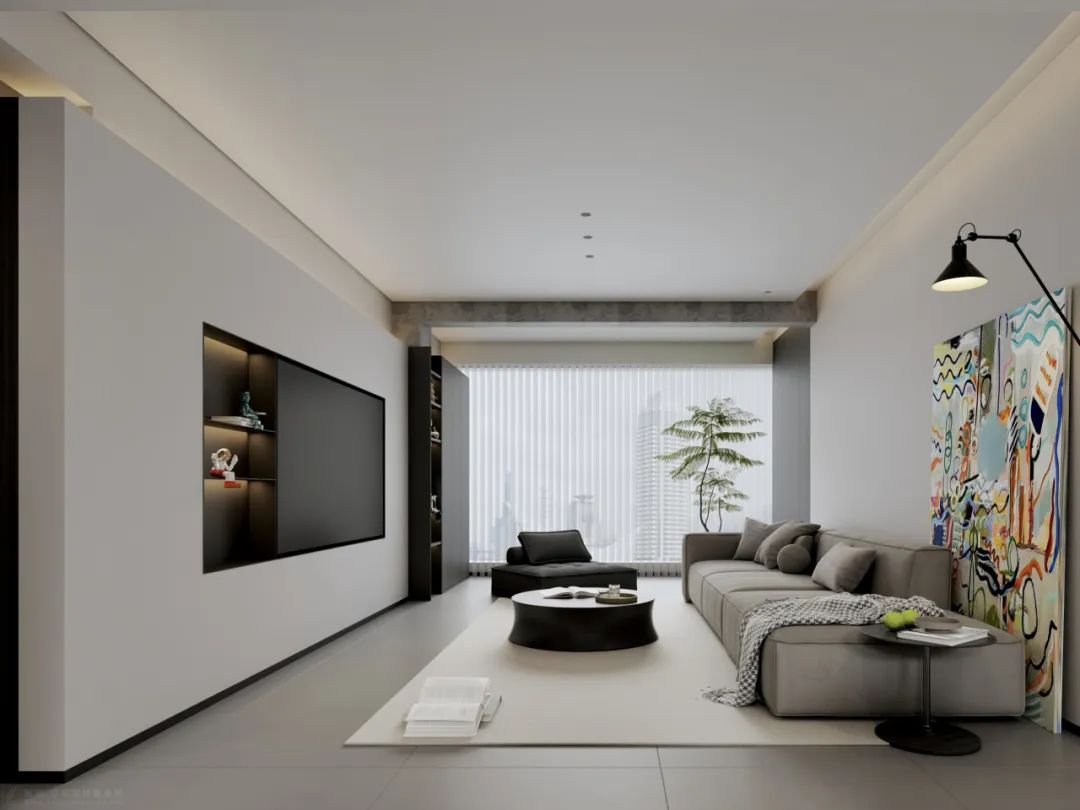 120㎡现代简约丨万锦棠湾丨中国湖南丨纵向·空间设计-8
