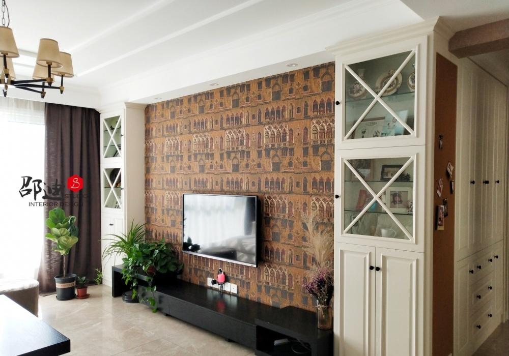 138㎡美式混搭实景展示,旧家具新用打造收纳空间-4