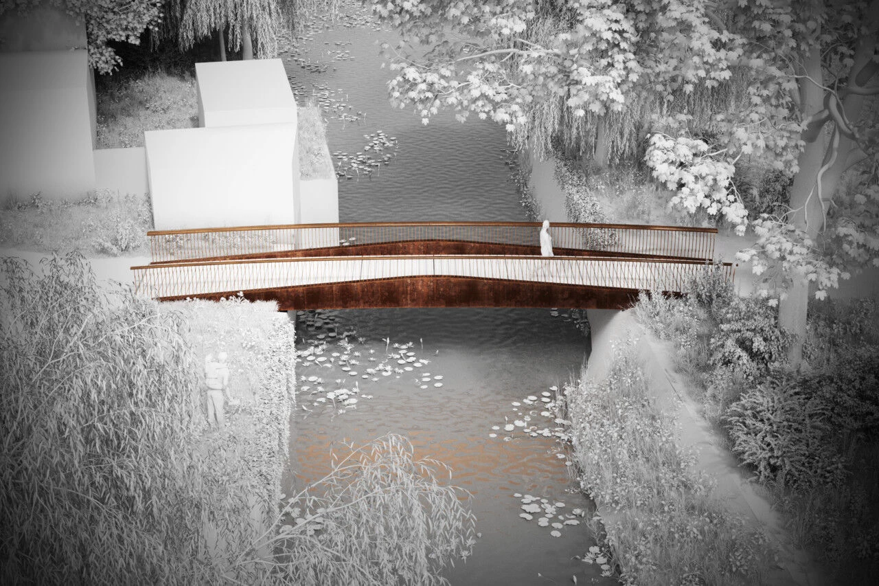 贝德堡人行桥丨德国丨STERLING PRESSER-12