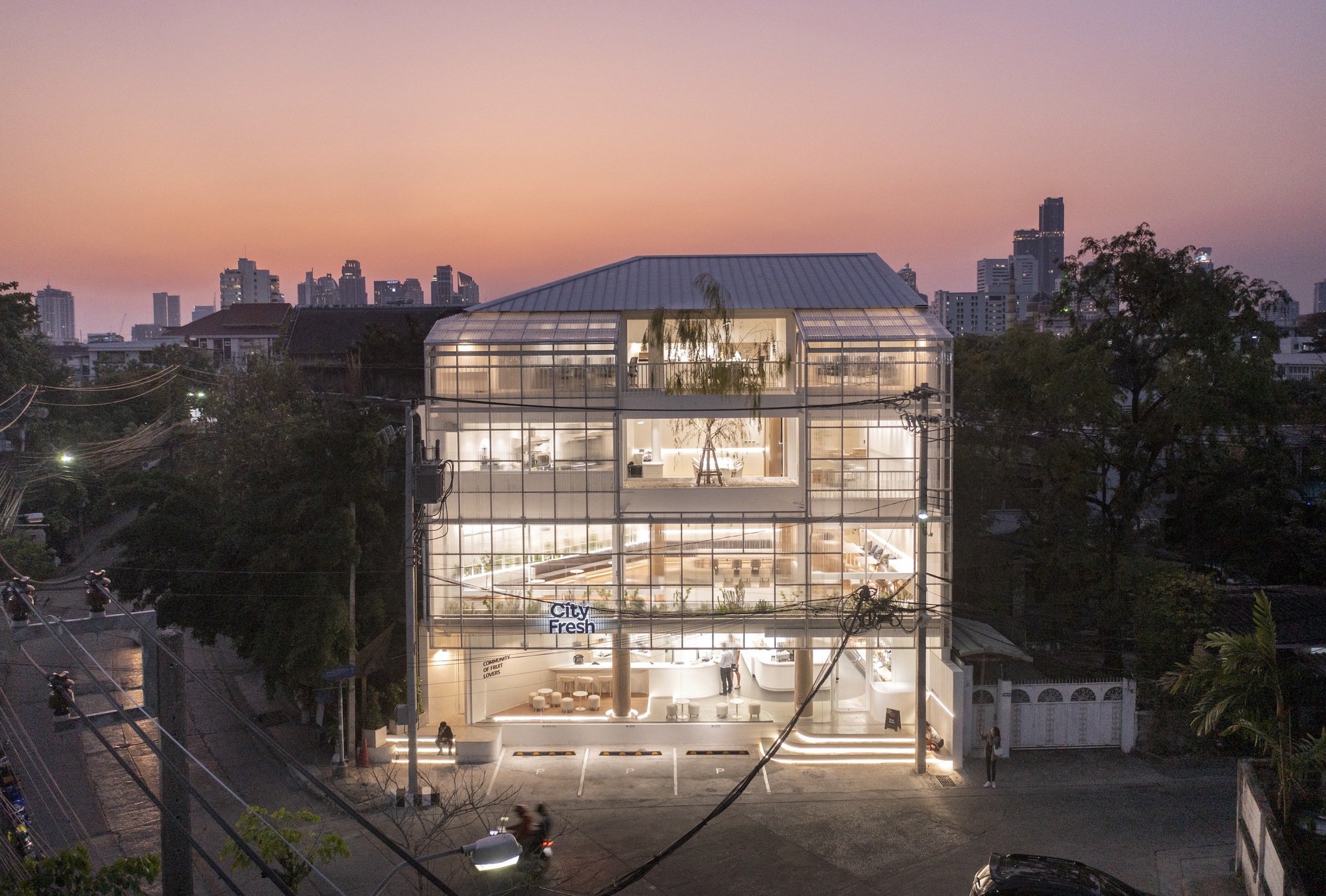 城市生鲜商店和餐厅丨泰国曼谷丨Spacy Architecture-23