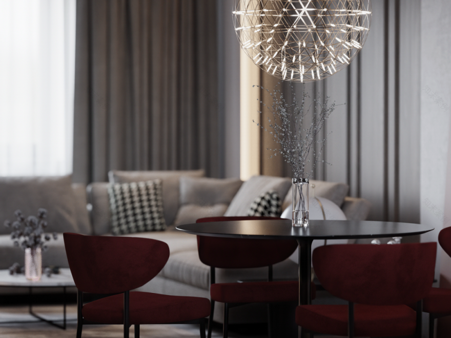 现代轻奢公寓设计丨阿塞拜疆丨Kamran Kerimov-61