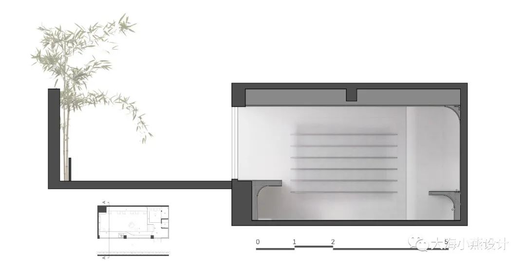 上海 70 平米办公室,竹影摇曳的“空”与“土”-57