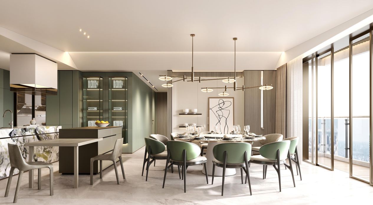 魔都陆家嘴 420㎡艺术大平层私人住宅丨中国上海丨循光空间-128