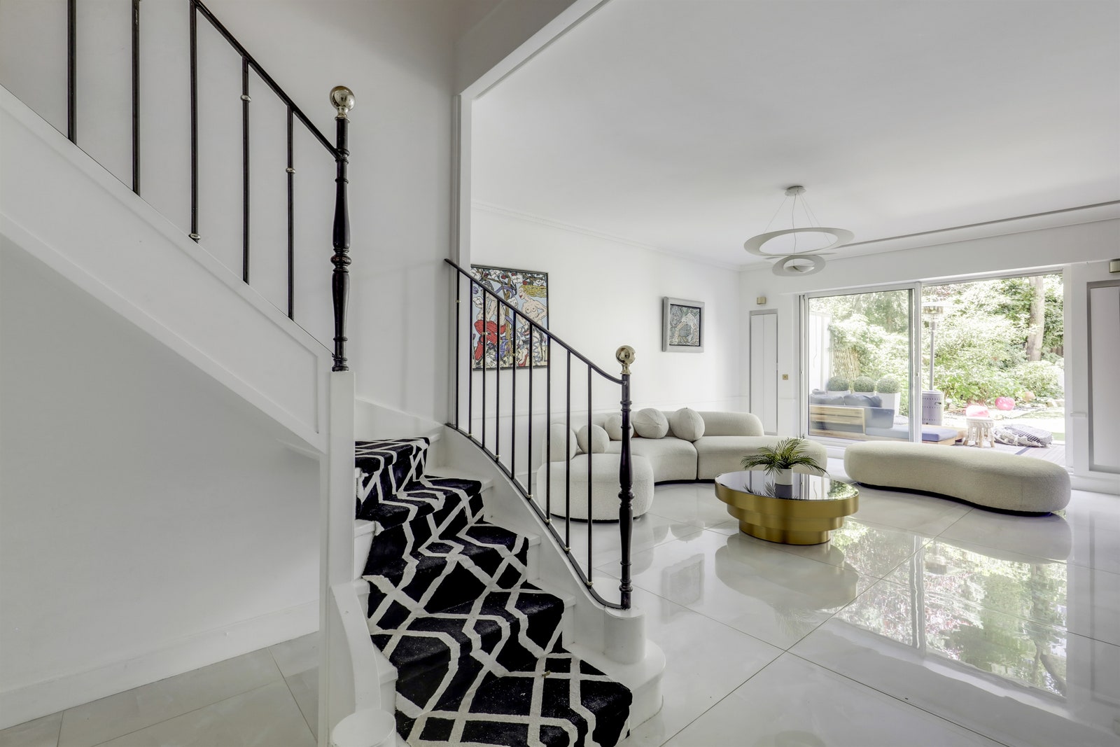 巴黎市中心带花园的豪华公寓，诗意绿洲的魅力生活-9