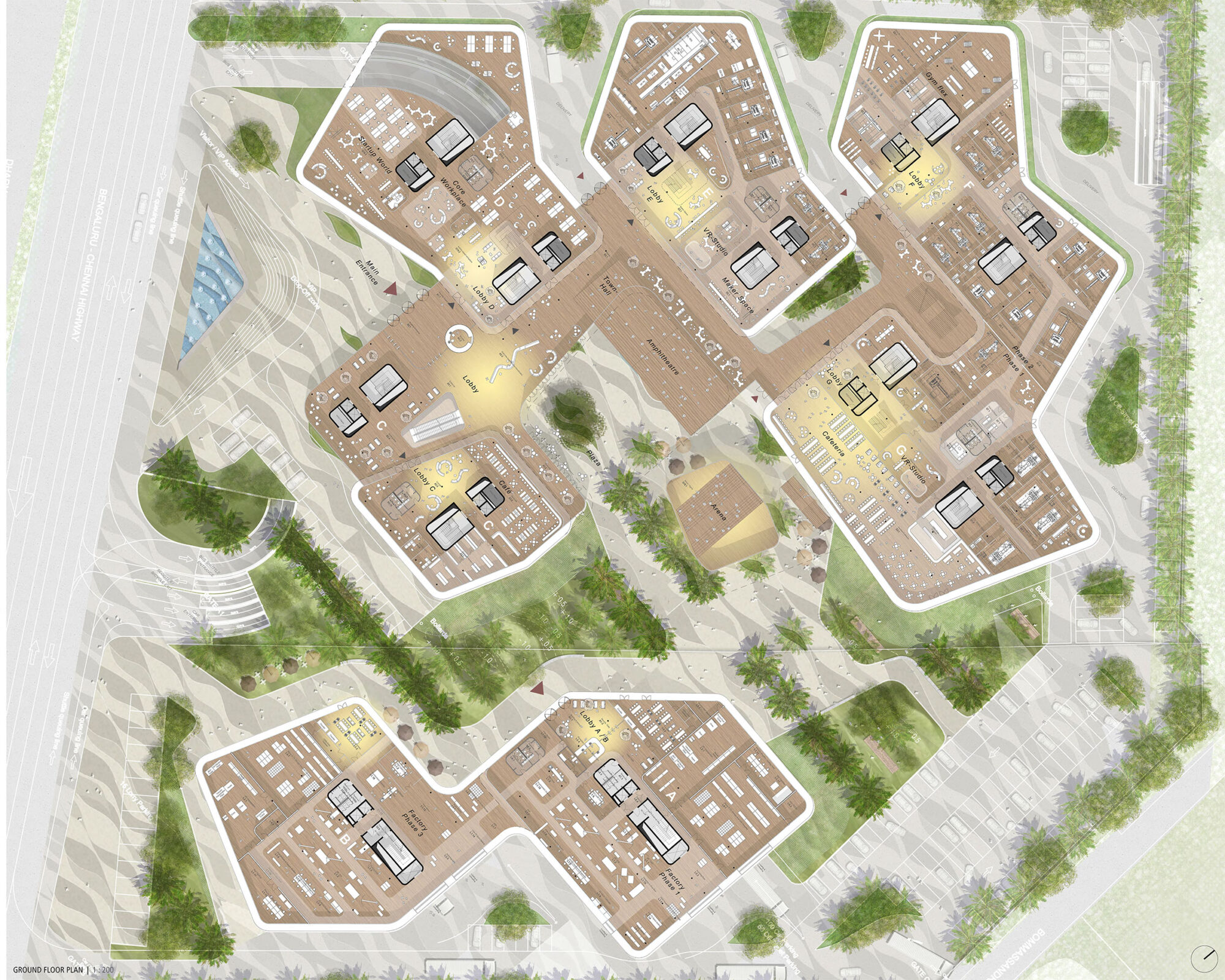 Siemens Healthineers New Global Innovation Center Bengaluru, Indien - Eller + Eller Architekten-22