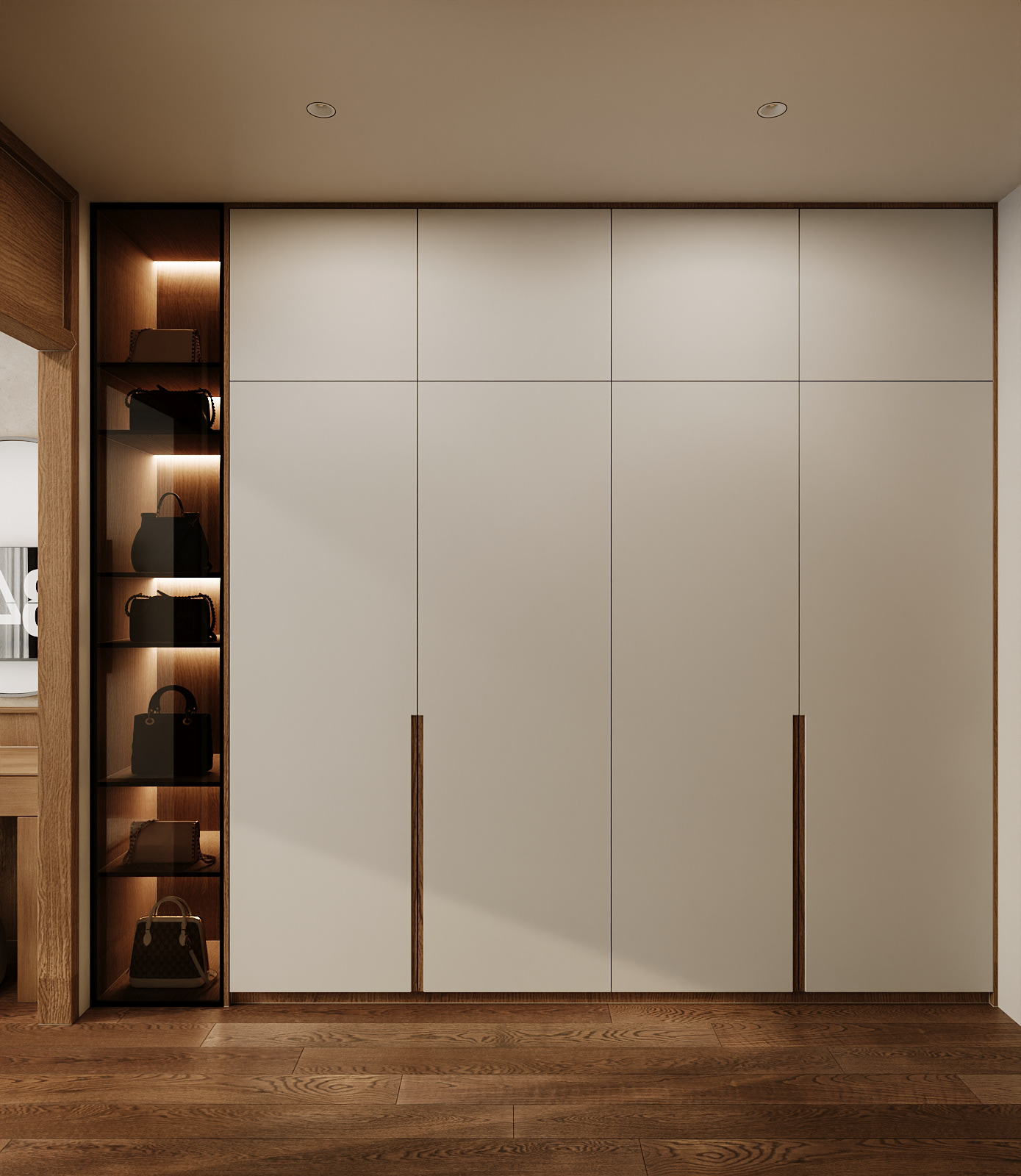 Balanced Serenity - Wood & Charcoal Contrast-11