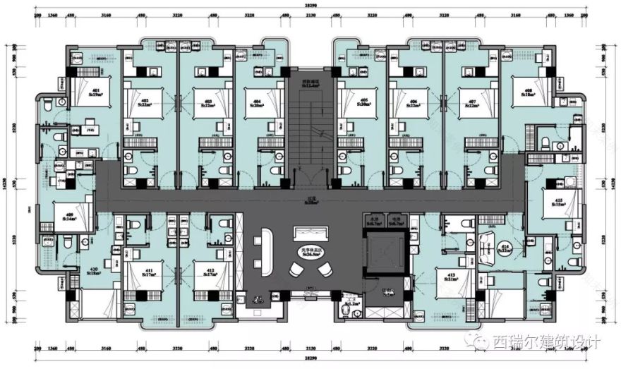 西瑞尔设计丨航寓酒店公寓-37