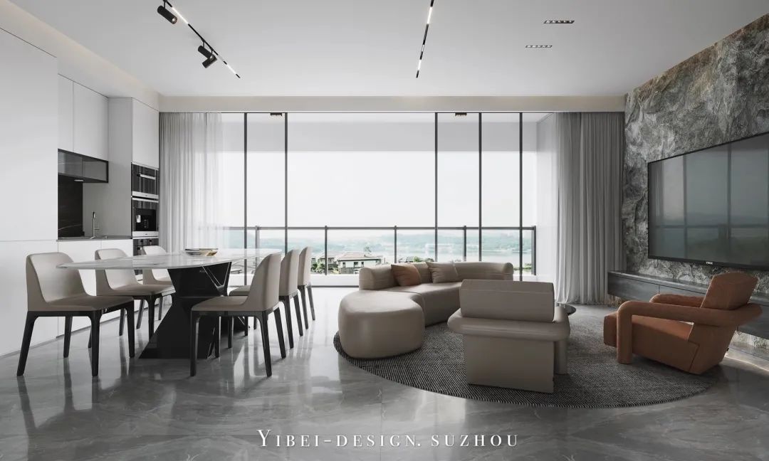 苏州现代简约精装改造 | 自然极简,光影美学-5