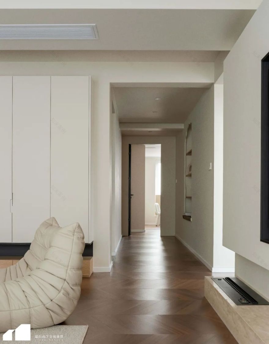 奶油风私宅设计丨留白屿下空间建筑-40