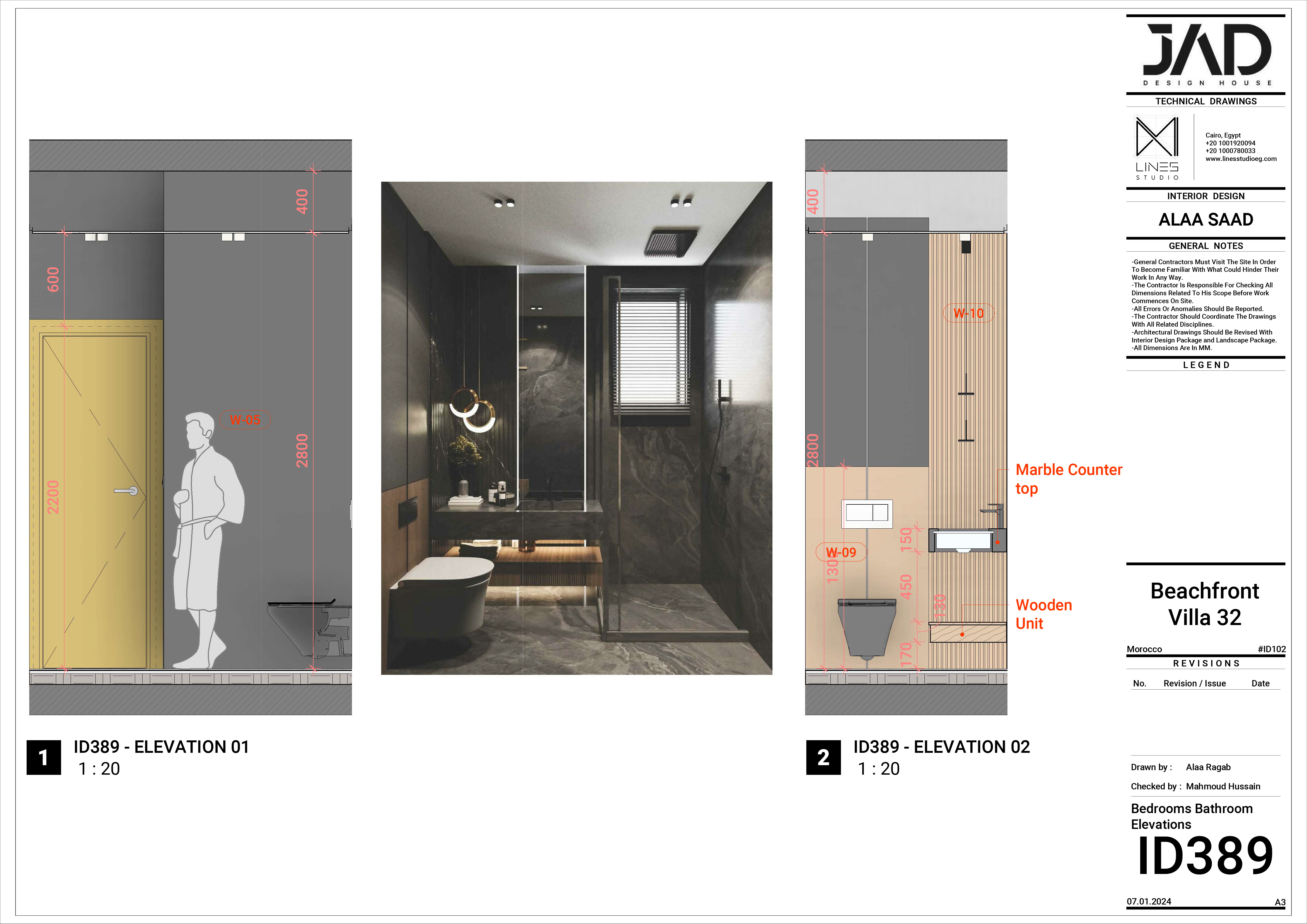 摩洛哥海滨别墅 B32 室内设计丨LINES Studio-23