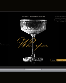 WHISPER精英餐厅落地页